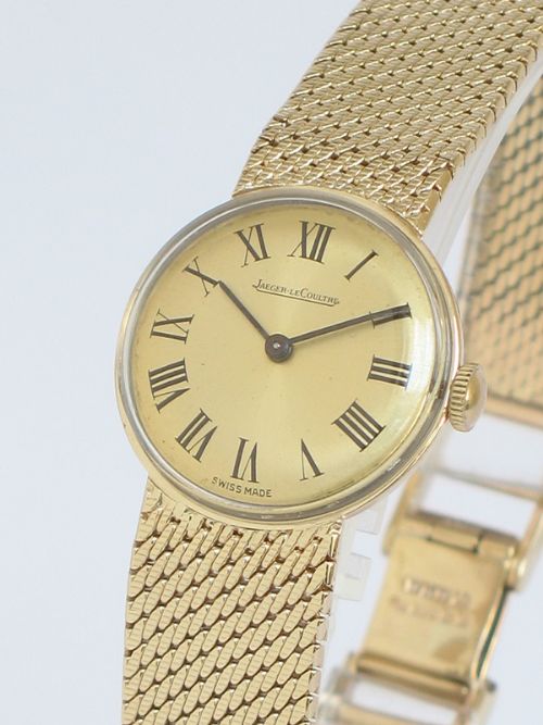 fig 2. LOVELY SOLID 9CT GOLD JAEGER LE-COULTRE LADIES COCKTAIL WATCH