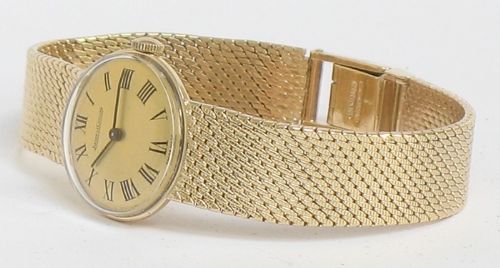 fig 3. LOVELY SOLID 9CT GOLD JAEGER LE-COULTRE LADIES COCKTAIL WATCH