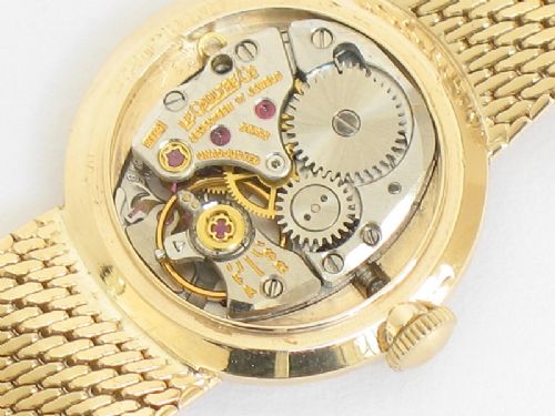 fig 7. LOVELY SOLID 9CT GOLD JAEGER LE-COULTRE LADIES COCKTAIL WATCH