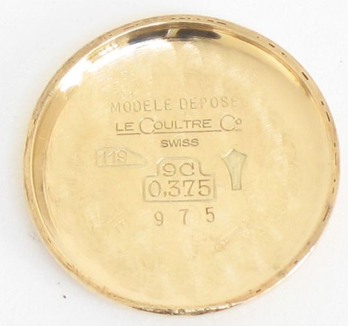 fig 8. LOVELY SOLID 9CT GOLD JAEGER LE-COULTRE LADIES COCKTAIL WATCH