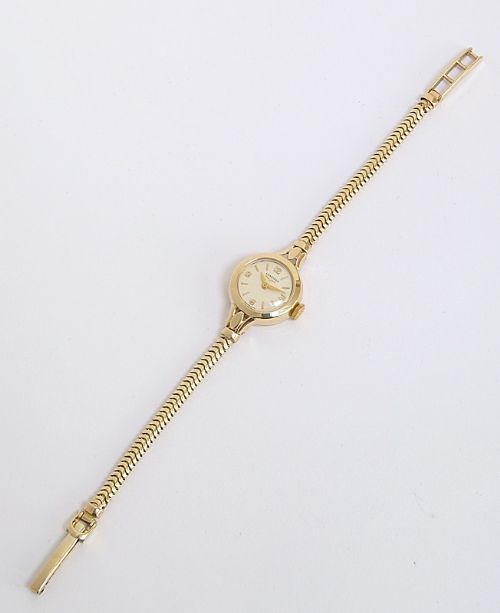 fig 1. BEAUTIFUL SOLID 9CT GOLD LONGINES LADIES COCKTAIL WATCH