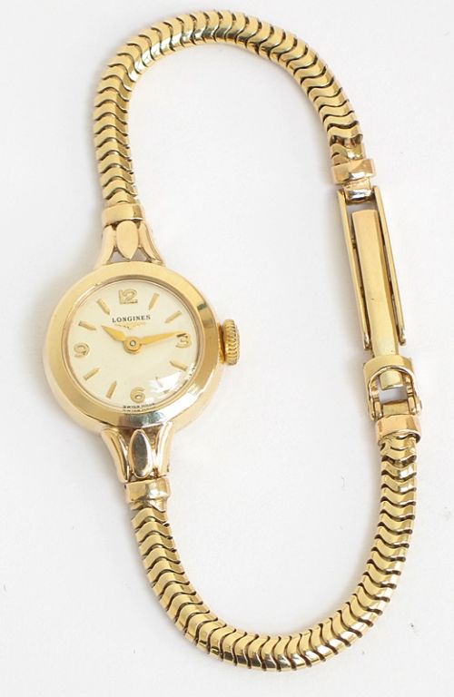 fig 2. BEAUTIFUL SOLID 9CT GOLD LONGINES LADIES COCKTAIL WATCH