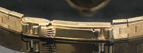 fig 5. BEAUTIFUL SOLID 9CT GOLD ROLEX PRECISION LADIES COCKTAIL WATCH