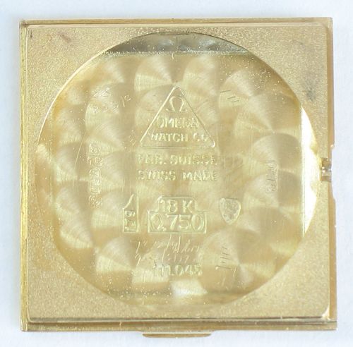 fig 8. CLASSIC SOLID 18CT GOLD OMEGA DE VILLE LADIES DRESS WATCH
