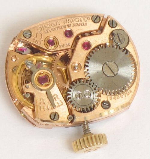 fig 8. BEAUTIFUL SOLID 18CT GOLD OMEGA SAPHETTE LADIES COCKTAIL WATCH 1959