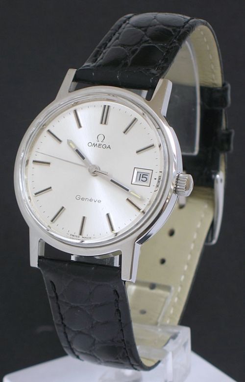 Superb Omega Geneve Quick Set Date Mens Watch
