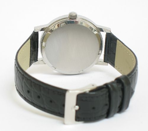 fig 4. SUPERB OMEGA GENEVE QUICK SET DATE MENS WATCH