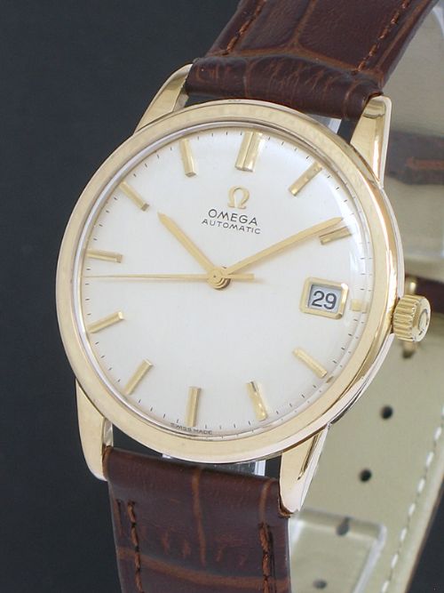 fig 2. INCREDIBLE SOLID 9CT GOLD OMEGA AUTOMATIC WITH DATE MENS WATCH
