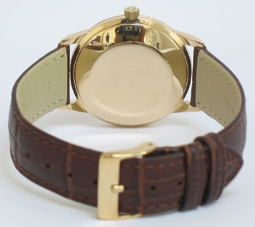 fig 5. INCREDIBLE SOLID 9CT GOLD OMEGA AUTOMATIC WITH DATE MENS WATCH