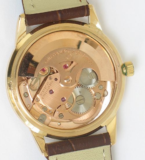 fig 6. INCREDIBLE SOLID 9CT GOLD OMEGA AUTOMATIC WITH DATE MENS WATCH