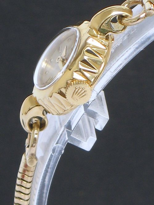 fig 6. BEAUTIFUL SOLID 18CT GOLD ROLEX LADIES COCKTAIL WATCH C1950