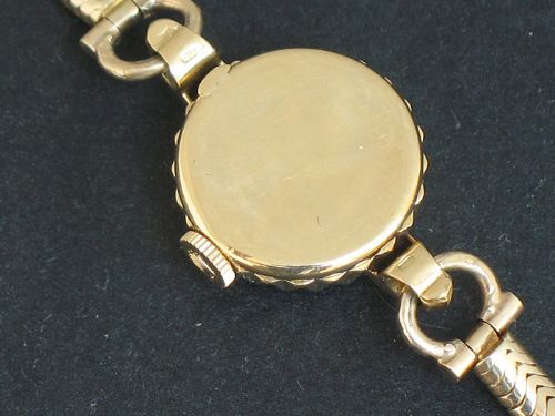 fig 8. BEAUTIFUL SOLID 18CT GOLD ROLEX LADIES COCKTAIL WATCH C1950