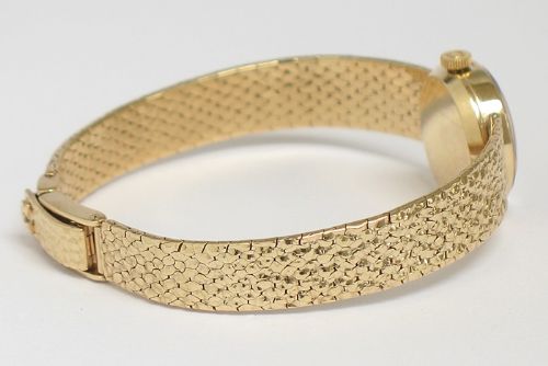 fig 3. LOVELY SOLID 9CT GOLD OMEGA LADIES COCKTAIL WATCH WITH ORIGINAL BOX