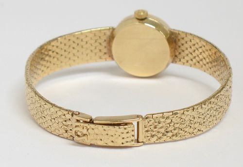 fig 4. LOVELY SOLID 9CT GOLD OMEGA LADIES COCKTAIL WATCH WITH ORIGINAL BOX