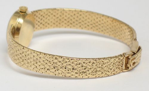 fig 5. LOVELY SOLID 9CT GOLD OMEGA LADIES COCKTAIL WATCH WITH ORIGINAL BOX