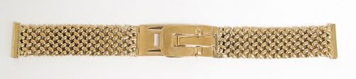 Superb Solid 9ct Gold 29g Mens Watch Bracelet or Strap C1954