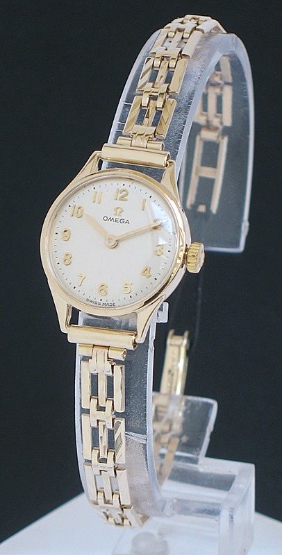 Lovely Solid 9ct Gold Omega Ladies Cocktail Watch