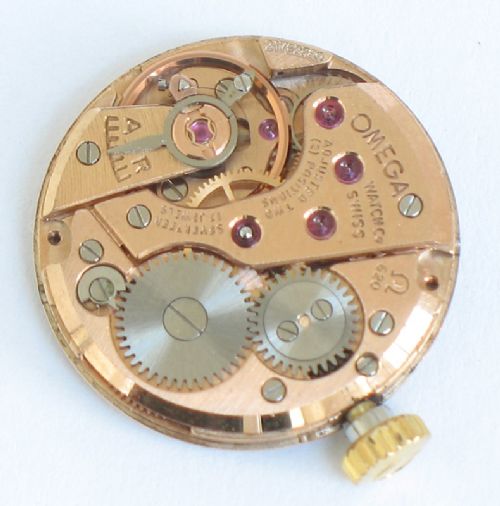fig 8. LOVELY SOLID 9CT GOLD OMEGA LADIES COCKTAIL WATCH