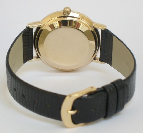 fig 8. SUPERB SOLID 9CT GOLD OMEGA DE VILLE AUTOMATIC MENS WATCH