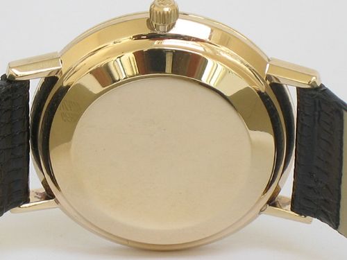 fig 9. SUPERB SOLID 9CT GOLD OMEGA DE VILLE AUTOMATIC MENS WATCH