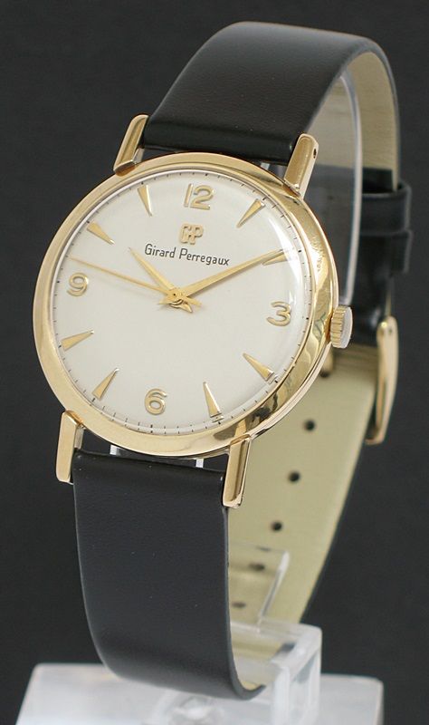 Superb Solid 9ct Gold Girard Perregaux Mens Watch C1960