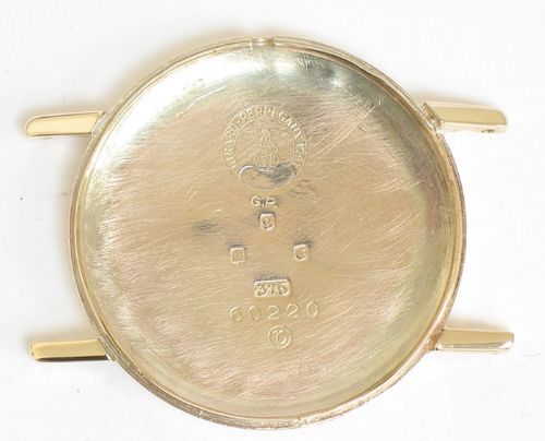 fig 6. SUPERB SOLID 9CT GOLD GIRARD PERREGAUX MENS WATCH C1960