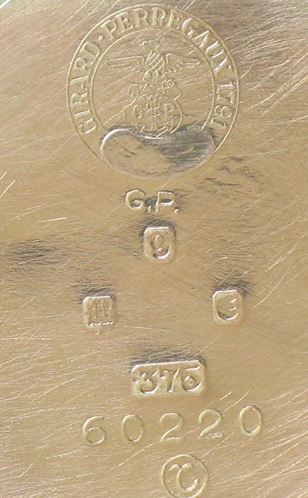 fig 7. SUPERB SOLID 9CT GOLD GIRARD PERREGAUX MENS WATCH C1960