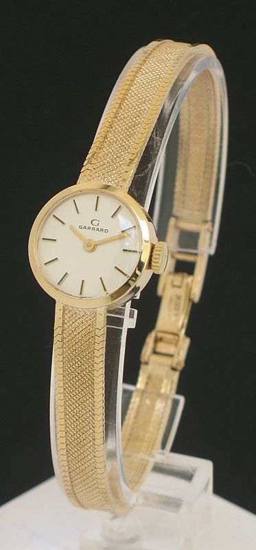 fig 5. GORGEOUS SOLID 9CT GOLD GARRARD LADIES COCKTAIL WATCH C1959