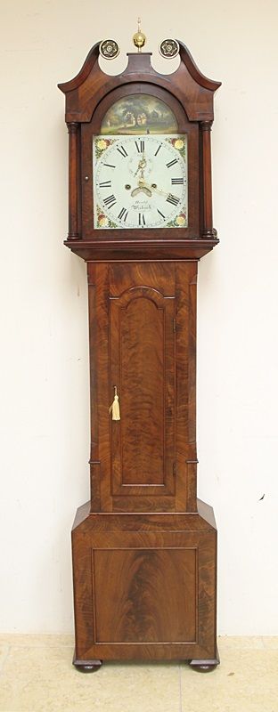 Victorian Mahogany Longcase Clock by Alfred Heald of Wisbech Cambridge C1850