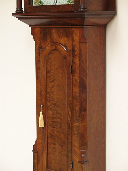 fig 4. VICTORIAN MAHOGANY LONGCASE CLOCK BY ALFRED HEALD OF WISBECH CAMBRIDGE C1850