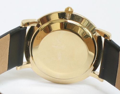 fig 4. STUNNING SOLID 9CT GOLD OMEGA CALIBRE 520 MENS SLIMLINE DRESS WATCH C1960