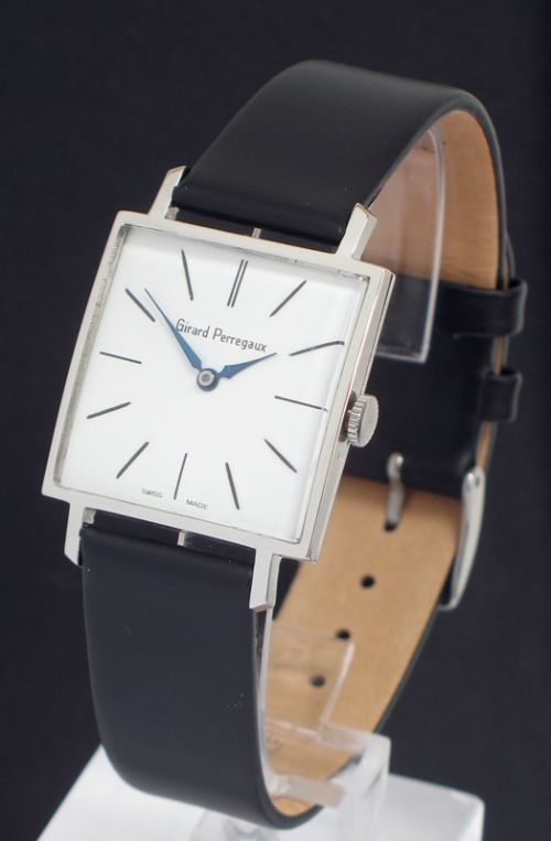 Superb Girard Perregaux Stainless Steel Mens Slimline Dress Watch C1954