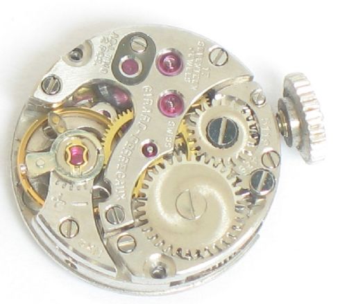 fig 8. BEAUTIFUL SOLID 14CT GOLD AND DIAMOND GIRARD PERREGAUX LADIES COCKTAIL WATCH