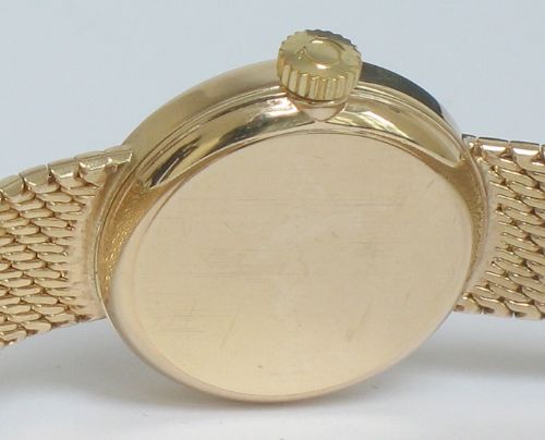 fig 6. SUPERB SOLID 9CT GOLD OMEGA LADIES COCKTAIL WATCH