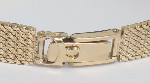 fig 7. SUPERB SOLID 9CT GOLD OMEGA LADIES COCKTAIL WATCH