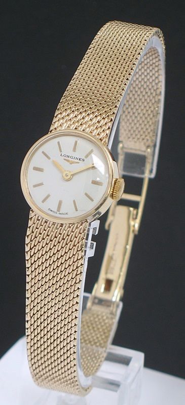 fig 1. BEAUTIFUL SOLID 9CT GOLD LONGINES LADIES COCKTAIL WATCH