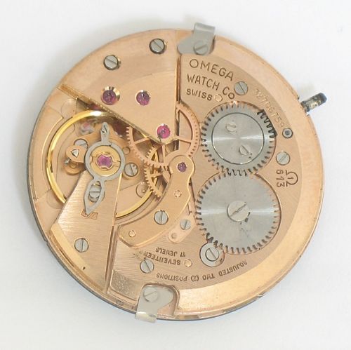 fig 6. WONDERFUL SOLID 9CT GOLD OMEGA DE VILLE WITH DATE MENS WATCH
