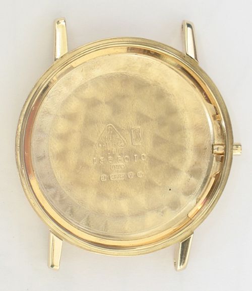 fig 7. WONDERFUL SOLID 9CT GOLD OMEGA DE VILLE WITH DATE MENS WATCH
