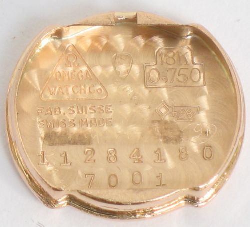 fig 10. BEAUTIFUL SOLID 18CT GOLD AND DIAMOND OMEGA LADIES COCKTAIL WATCH C1949