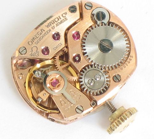 fig 6. GORGEOUS SOLID 9CT GOLD OMEGA LADIES COCKTAIL WATCH