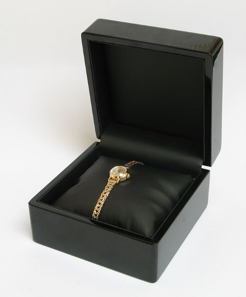 fig 8. GORGEOUS SOLID 9CT GOLD OMEGA LADIES COCKTAIL WATCH