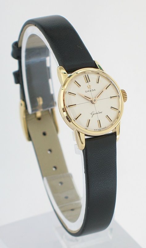 fig 2. SOLID 18CT GOLD OMEGA LADIES COCKTAIL WATCH