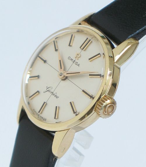 fig 4. SOLID 18CT GOLD OMEGA LADIES COCKTAIL WATCH