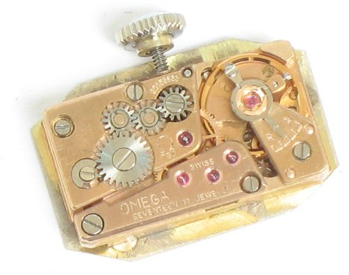 fig 11. STUNNING PLATINUM AND DIAMOND OMEGA LADIES ART DECO COCKTAIL WATCH