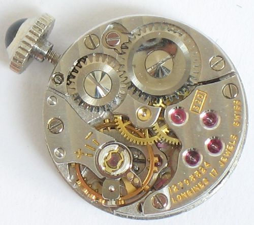 fig 7. DIVINE PLATINUM AND DIAMOND LONGINES ART DECO LADIES COCKTAIL WATCH C1950