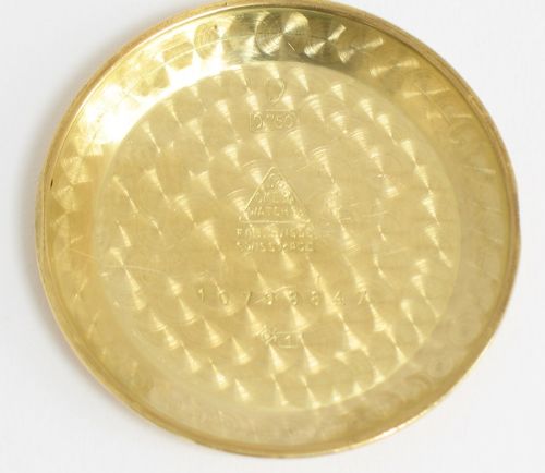 fig 7. RARE SOLID 18CT GOLD OMEGA AUTOMATIC BUMPER MENS WATCH C1952-53