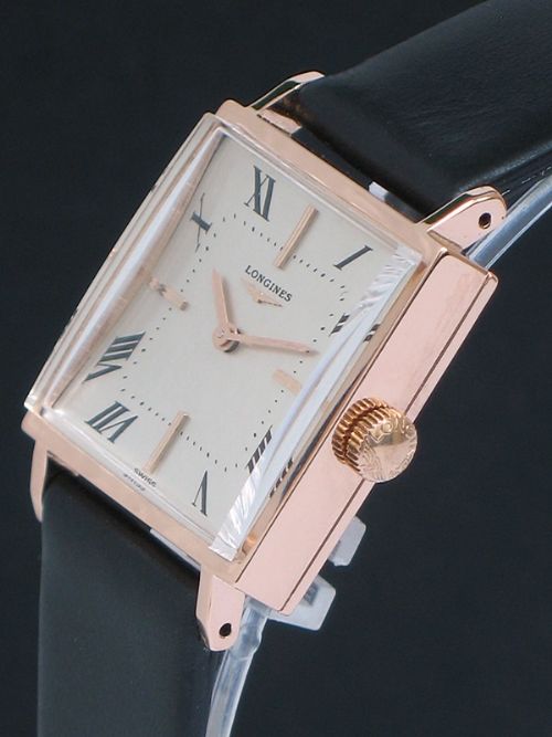 fig 2. GORGEOUS SOLID 18CT ROSE GOLD LONGINES LADIES WATCH