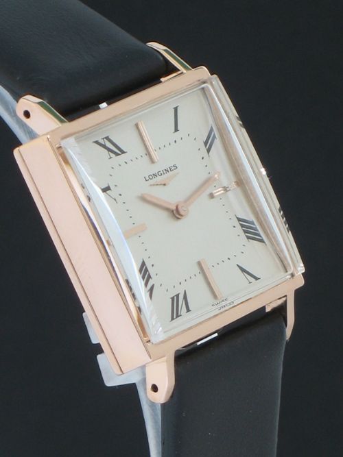 fig 3. GORGEOUS SOLID 18CT ROSE GOLD LONGINES LADIES WATCH