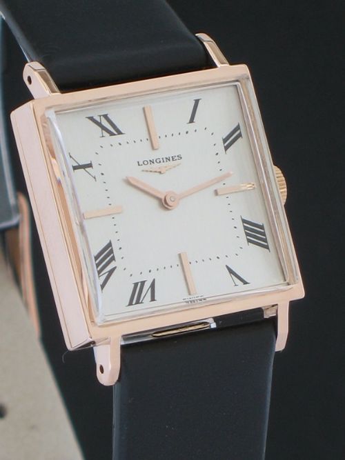 fig 4. GORGEOUS SOLID 18CT ROSE GOLD LONGINES LADIES WATCH