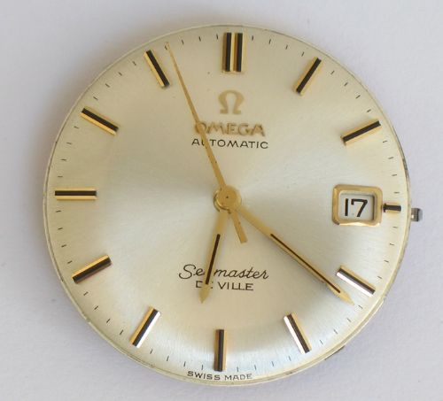 fig 7. EXCEPTIONAL COMPLETELY ORIGINAL 18CT GOLD OMEGA SEAMASTER DE VILLE AUTOMATIC MENS WATCH WITH BOX AND PAPERS